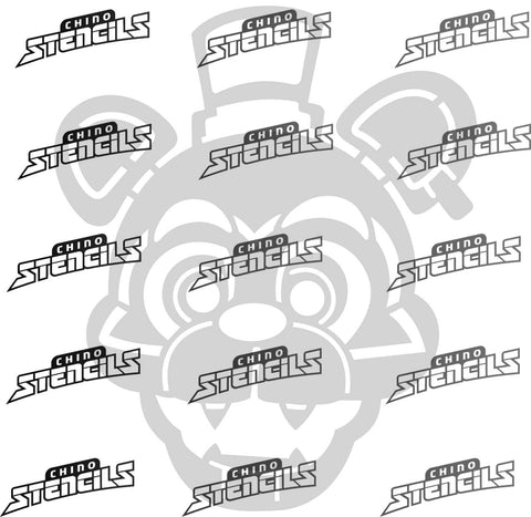 FNAF Glam Rock Freddy #2203 art stencil