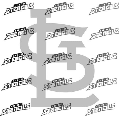 Baseball Cardinals  # 2382 art stencil / template