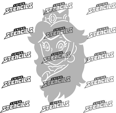 Princess Peach 2 ( Mario Brothers ) # 2405 art stencil