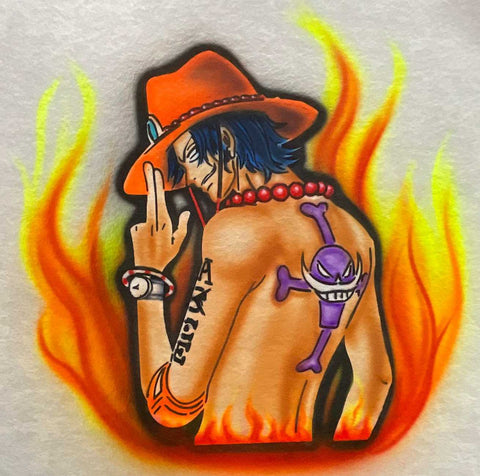 Anime Ace ( One Piece ) # 2453 art stencil