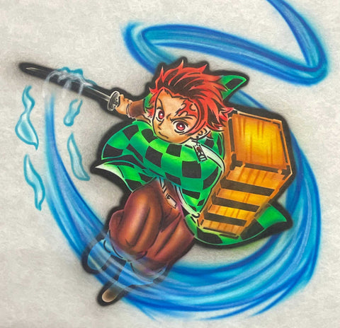 Anime Tanjiro ( Demon Slayer ) # 2454 art stencil