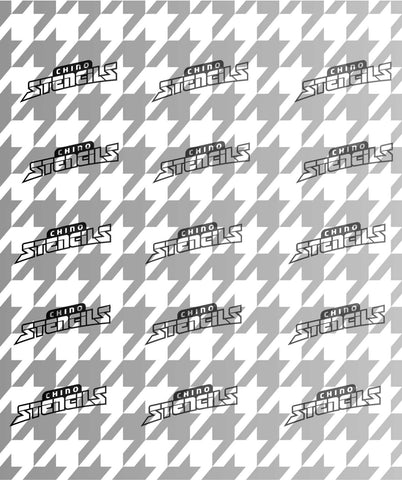 Background Houndstooth  # 2477 Art Stencil