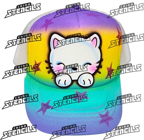 Anime H. Kitty # 2479 ( B ) Fan art stencil