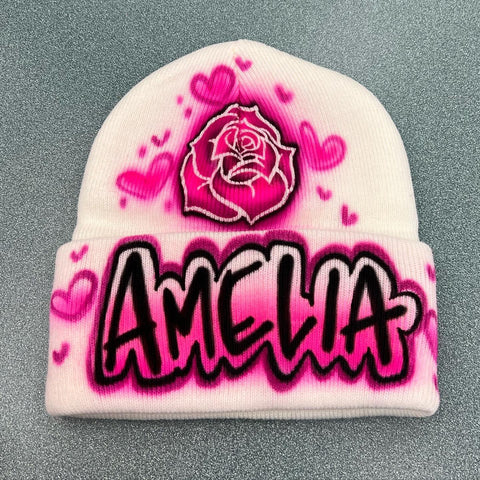 Beanie Rose w/ name