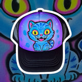 Demon Hunter Derpy Cat # 3336 (B) Fan art stencil / Template