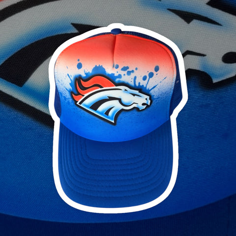 Football Broncos # 2427 art stencil
