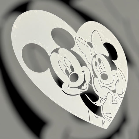 Couple Design Mickey / Minnie # 3376 art stencil