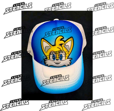 Tails ( Sonic ) # 1014  art stencil / template