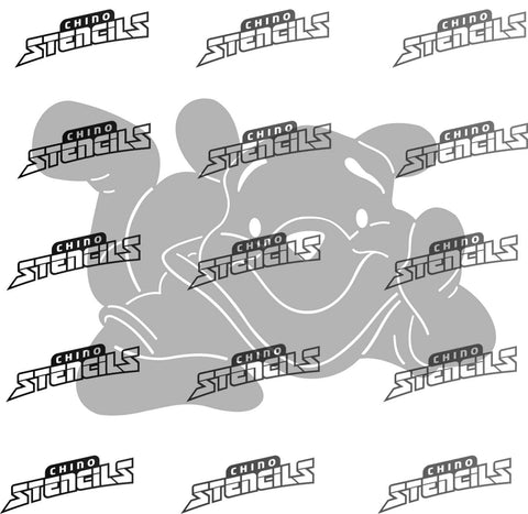 Cartoon Pooh  # 109 art stencil