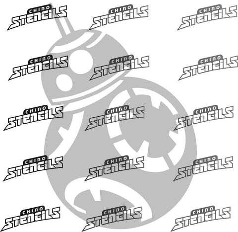 Star Wars # 1107 BB8 art stencil
