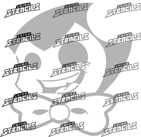 Bendy # 1348 art stencil / template
