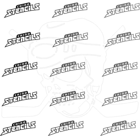 Hockey #1673 art stencil / template