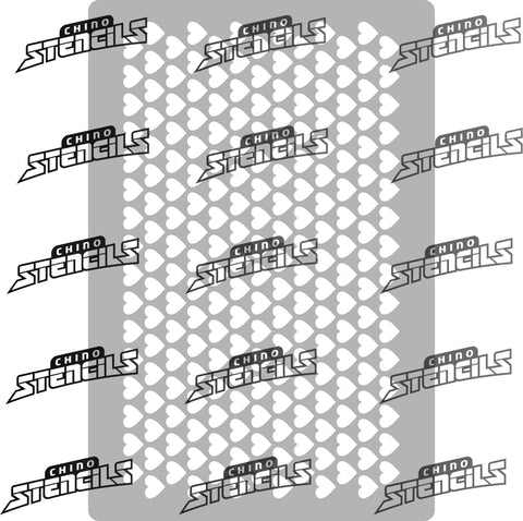Background Texture - # 1891 Heart stencil, Art template, Texture