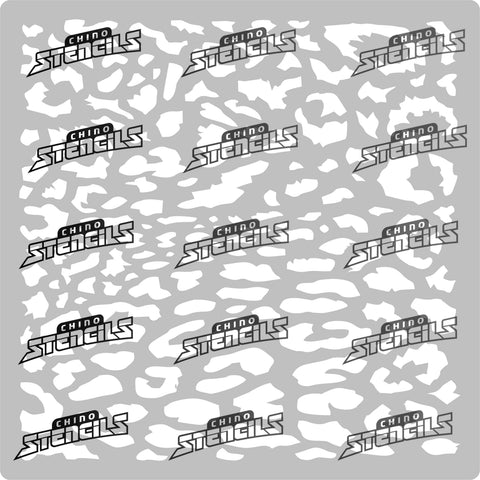 Background Texture - # 1893 Leopard Print stencil, Art template, Texture