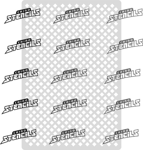 Background Texture - # 1897 Diamond Plate stencil, Art template