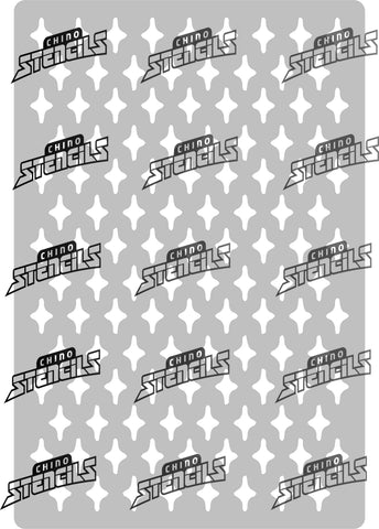Background Texture - # 1898 Diamond Plate 3 stencil, Art template, Texture