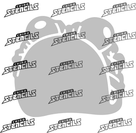 Gamer Fortnite # 1966 Taco art stencil