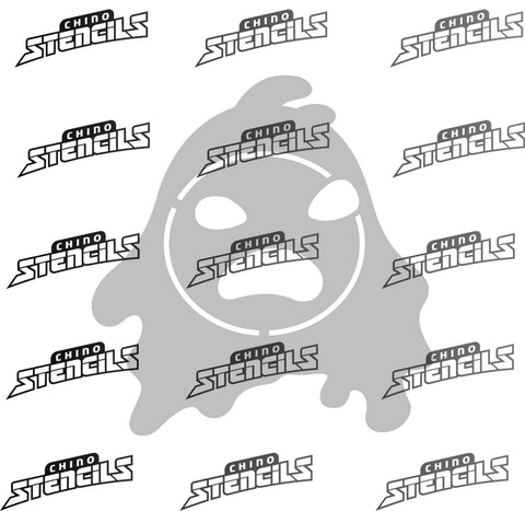 Gamer Fort Night # 1968 Sludge art stencil