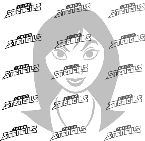 Mulan 2 # 1972 art stencil