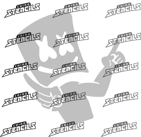 Gamer Marshmellow  # 2009 art stencil