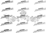 Row of Roses  # 2019 art stencil