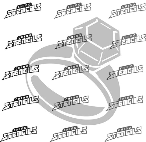 Couples Diamond Ring  # 2020 art stencil