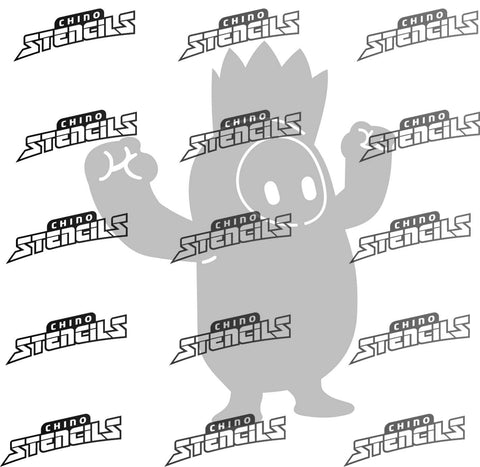Fall Guys 2  # 2031 art stencil