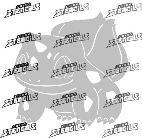 Bulbasaur Fan art Pokemon # 2120 art stencil