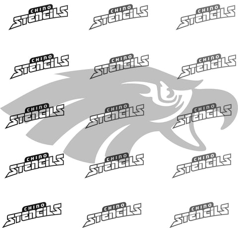 Football Eagles  # 2153 art stencil