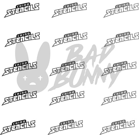 Bad Bunny # 2196  art stencil