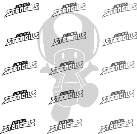 Toad  ( Mario ) # 2221 art stencil