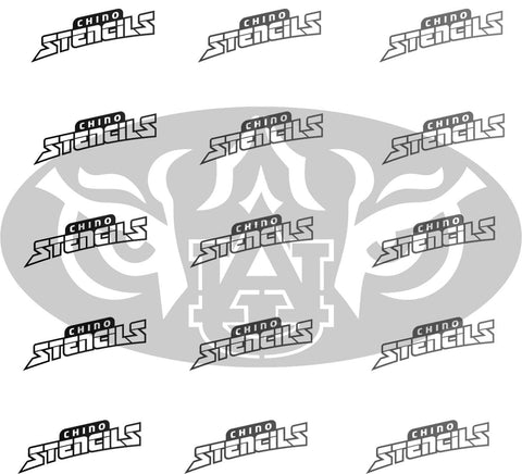 College Auburn # 2236 Art Stencil