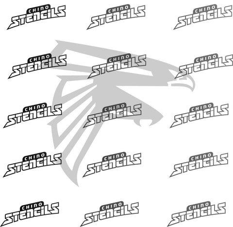 Football Falcons  # 2251 art stencil