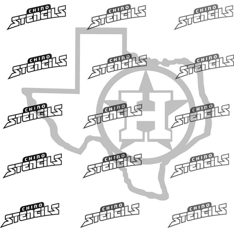 Baseball Astros (D) # 2255 art stencil
