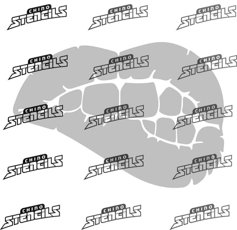 Lips # 2291 art stencil / template