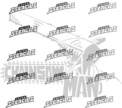 Chainsaw Man 3 # 2293 art stencil