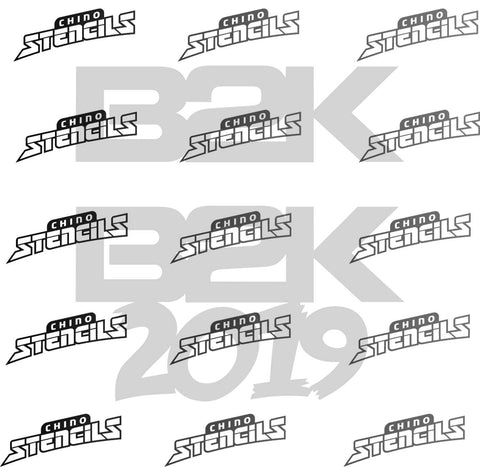B2K # 1994 art stencil