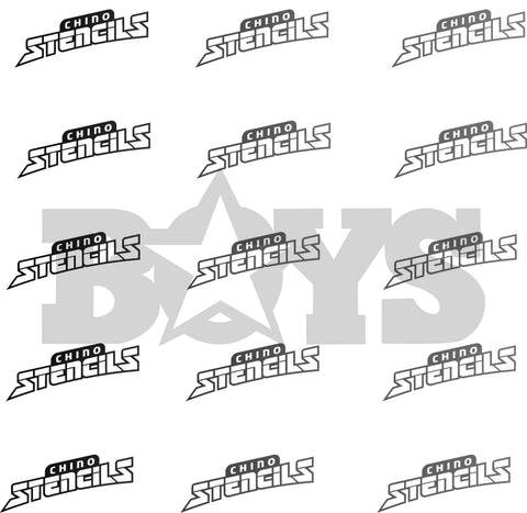 Football Cowboys # 152 (Boys) art stencil