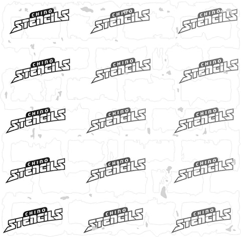 Background - Brick Wall # 3011 stencil, template