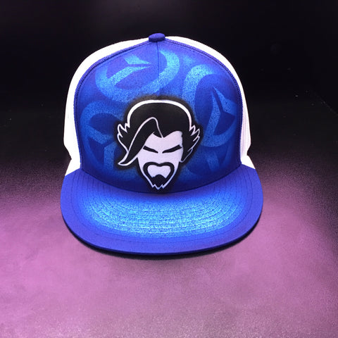 Airbrush Hat Overwatch fan art (16)