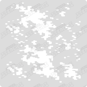 Background # 2264 Arm Digital Camo stencil template