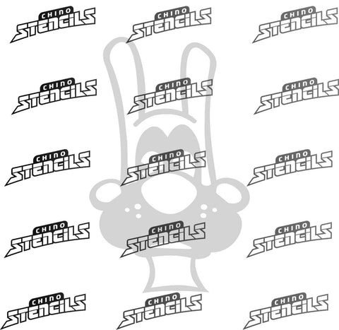 Bendy ( Boris ) art stencil / template
