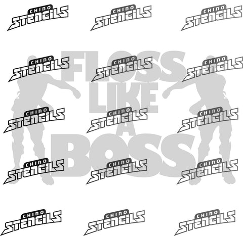 Gamer Floss #1588 Hat airbrush art stencil hobby template Fan art gift