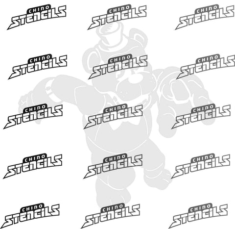 FNAF Freddy 1 # 998 art stencil / hobby template Fan art / Airbrush stencil
