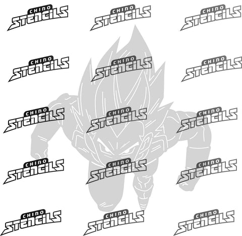 Dragon Ball Fujita #1604F art stencil