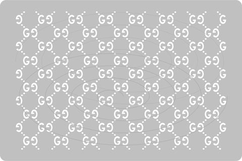 Background - # 859 Gucci stencil, template
