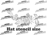 Row of Roses  # 2019 art stencil