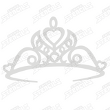 Queen Crown # 768 art stencil / template airbrush t-shirt hat clip art