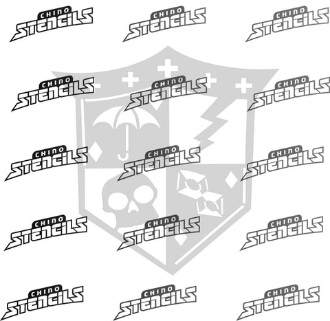 Umbrella 1 art stencil / template